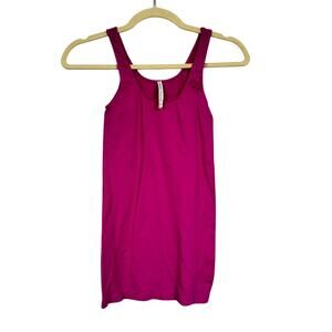 Babaton Aritzia Pink Stretchy Tank Top Womens S Workout Fitness Athletic Gym